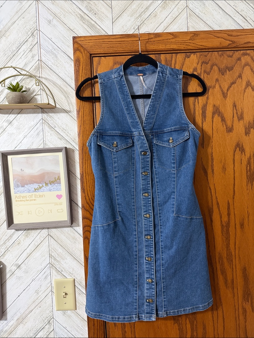 Denim Mini Dress - Free People